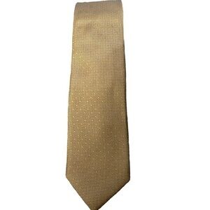 Jos. A. Bank Reserve luxury gold pin-dot skinny 3.25” tie #capsule wardrobe